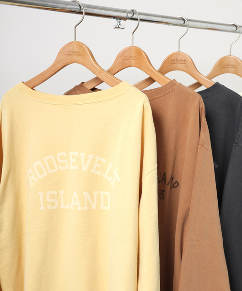 HOLIDAYS COMFORT】USAコットンインレイウラケプルオーバー（T