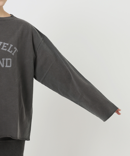 HOLIDAYS COMFORT】USAコットンインレイウラケプルオーバー（T