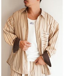 #Re:room | ストライプビッグシャツ(シャツ/ブラウス)