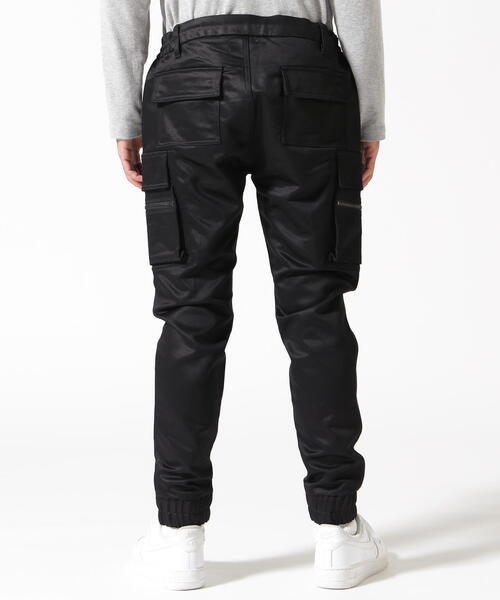 1piu1uguale3 RELAX(ウノピュウノウグァーレトレリラックス)の「1PIU1UGUALE3 RELAX/ウノピゥウノウグァーレトレ リラックス/スリムカーゴパンツ(カーゴパンツ・メンズ・ブラック・L/M/XL)」の12枚目の写真