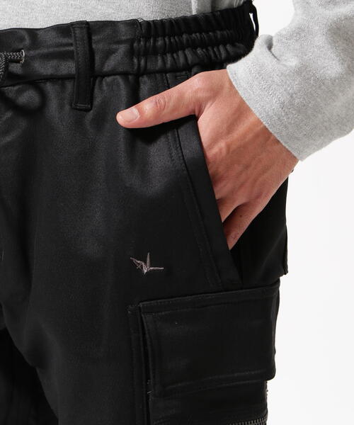 1piu1uguale3 RELAX(ウノピュウノウグァーレトレリラックス)の「1PIU1UGUALE3 RELAX/ウノピゥウノウグァーレトレ リラックス/スリムカーゴパンツ(カーゴパンツ・メンズ・ブラック・L/M/XL)」の15枚目の写真