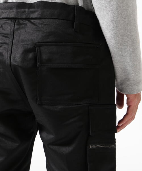 1piu1uguale3 RELAX(ウノピュウノウグァーレトレリラックス)の「1PIU1UGUALE3 RELAX/ウノピゥウノウグァーレトレ リラックス/スリムカーゴパンツ(カーゴパンツ・メンズ・ブラック・L/M/XL)」の18枚目の写真