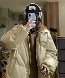 JEAN NASSAUS 中綿 パッチワーク コート ジャケット アウター 3 JEAN