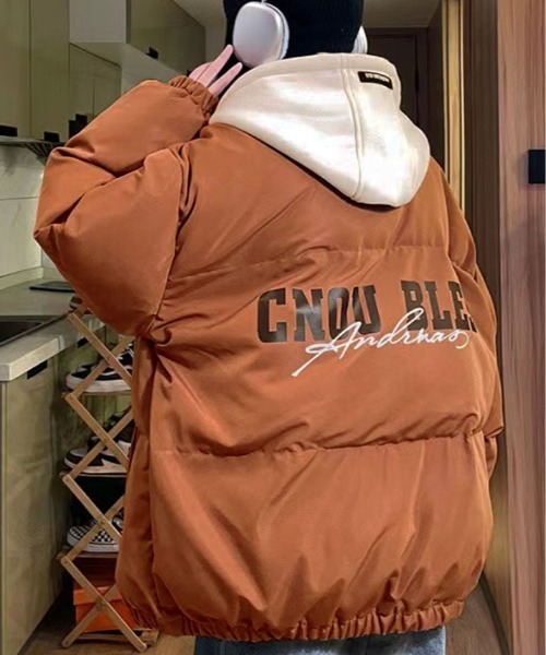 【セール】スウェット ドッキング バック ロゴ ダウンジャケット（ダウンジャケット/コート）｜kirakiraShop（キラキラショップ）