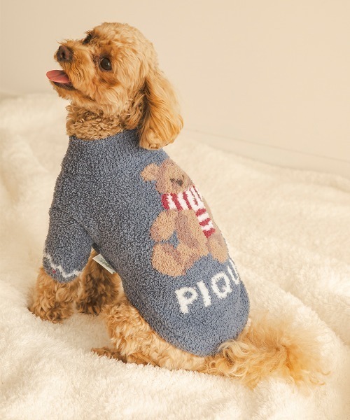 ジェラートピケ犬服ノルディックプルオーバー