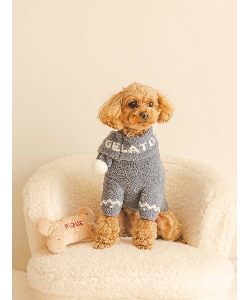 【HOLIDAY】【CAT&DOG】ノルディックプルオーバー（ペットウェア）｜gelato pique（ジェラートピケ）