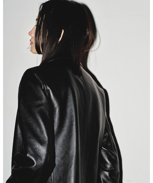 TODAYFUL/トゥデイフル】Ecoleather Soutiencollar Jacket/エコレザー