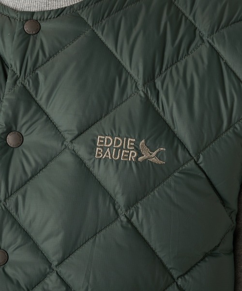 Eddie Bauer(エディーバウアー)の「インナーダウン ベスト(ダウンベスト・メンズ・ダークカーキ/ブラック/チャコールアッシュ・XXL/XL/L/M/S)」の20枚目の写真