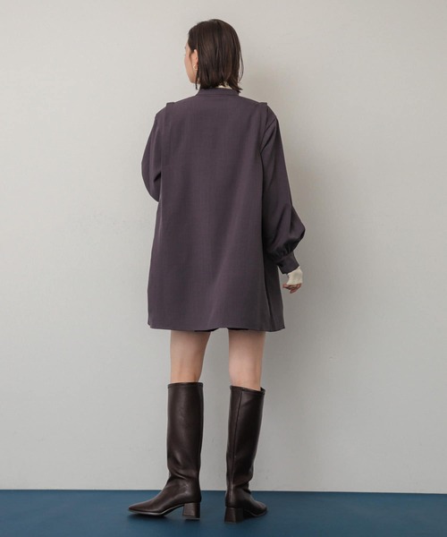 タグ付き未使用　ハグオーワー リバティ フェザーフィールズ　シャツワンピース タグ付き未使用 ハグオーワー リバティ フェザーフィールズ