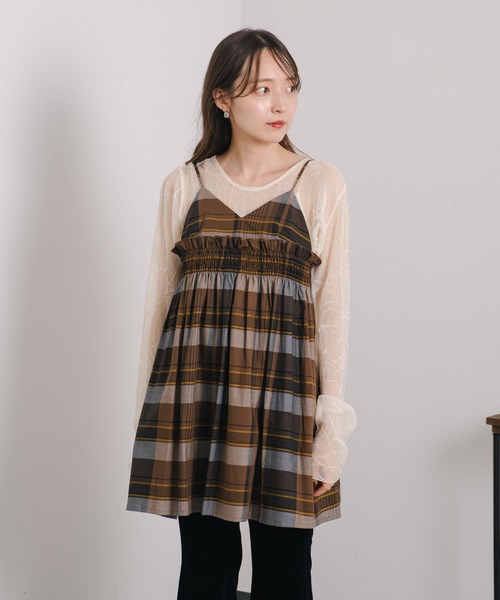 kastane♡チェック柄コートお値下げ可 Kastane（カスタネ）の「【8.17(木)12：00発売/2023AWアイテム