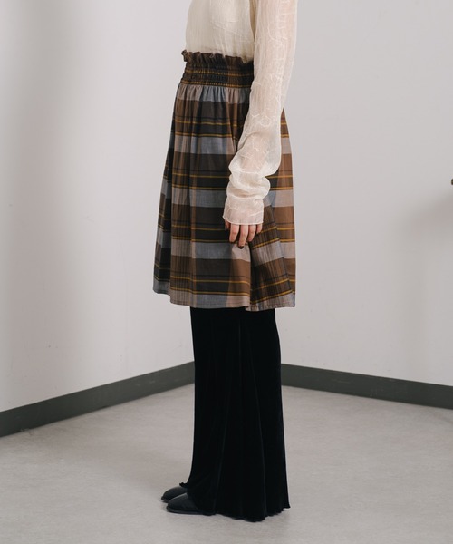 Kastane（カスタネ）の「【2WAY】チェックキャミチュニック（チュニック・レディース・ブラウン/グレー・FREE）」の20枚目の写真