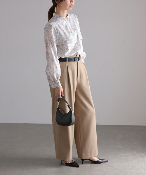 La TOTALITE（ラトータリテ）の「【AULENTTI/オウレンティ】ハーフムーンショルダーBAG（ショルダーバッグ・レディース・ブルー/ブラック・FREE）」の3枚目の写真