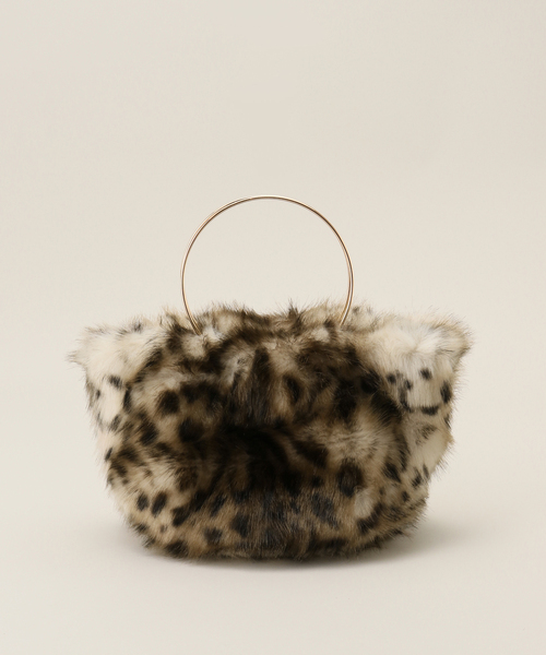 La TOTALITE(ラトータリテ)の「【HELEN MOORE/ヘレンムーア】eco fur bag(ハンドバッグ・レディース・グレー/ブラウン・FREE)」の4枚目の写真