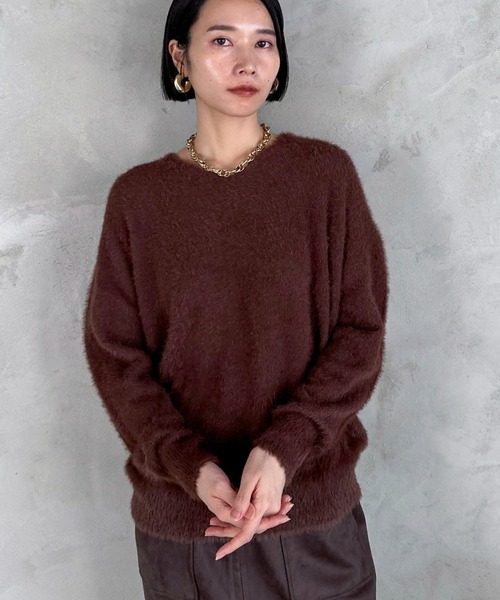 DOUX ARCHIVES シャギータートルプルオーバー DOUX ARCHIVES ニット セーター シャギータートルプルオーバー