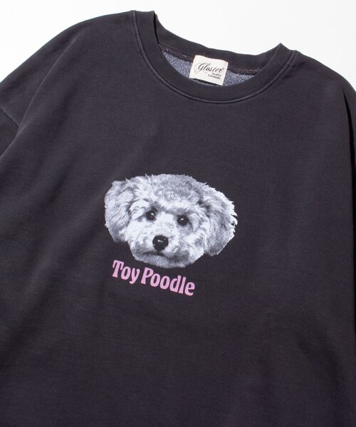 GLOSTER（グロスター）の「【GLOSTER/グロスター】DOG&CAT 犬猫プリント ピグメント クルーネックスウェット（スウェット・メンズ・ブラック系その他3/ブラック系その他4/ブラック系その他6/ブラック系その他/ブラック系その他2/ブラック系その他5・S/M/L）」の5枚目の写真