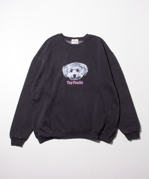 GLOSTER（グロスター）の「【GLOSTER/グロスター】DOG&CAT 犬猫プリント ピグメント クルーネックスウェット（スウェット・メンズ・ブラック系その他3/ブラック系その他4/ブラック系その他6/ブラック系その他/ブラック系その他2/ブラック系その他5・S/M/L）」の11枚目の写真