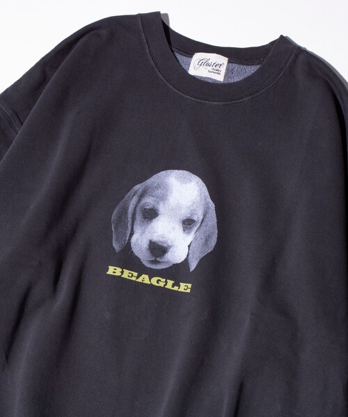 GLOSTER（グロスター）の「【GLOSTER/グロスター】DOG&CAT 犬猫プリント ピグメント クルーネックスウェット（スウェット・メンズ・ブラック系その他3/ブラック系その他4/ブラック系その他6/ブラック系その他/ブラック系その他2/ブラック系その他5・S/M/L）」の6枚目の写真
