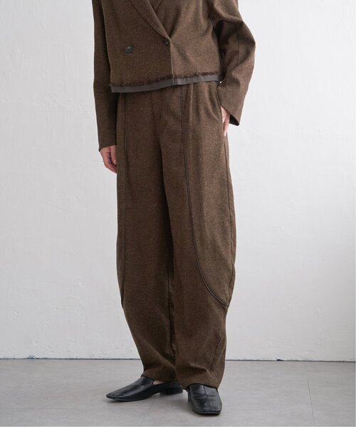 notch.(ノッチ)の「【セットアップ対応】パイピングカーブパンツ(その他パンツ・レディース・チャコール/ブラウン/ブラック・M)」の18枚目の写真