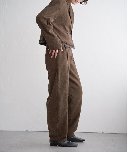 notch.(ノッチ)の「【セットアップ対応】パイピングカーブパンツ(その他パンツ・レディース・チャコール/ブラウン/ブラック・M)」の19枚目の写真