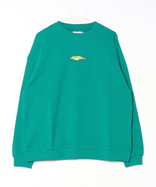 ATELANE（アテレーン）の「ATELANE/コットン裏毛「フラワー」「トラ」バック刺繍プルオーバー（スウェット・メンズ・アッシュグレー/ブルー/チャコールグレー/グレー系その他・MEDIUM/LARGE/X-LARGE）」の8枚目の写真