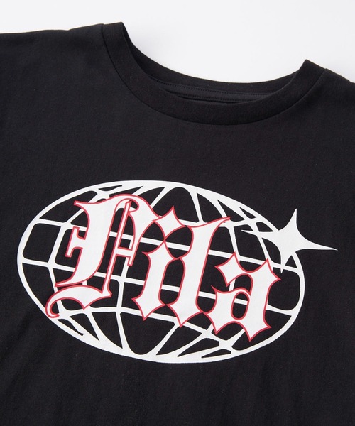 FILA（フィラ）の「ロゴプリント半袖Tシャツ（Tシャツ/カットソー・キッズ・ホワイト/ブラック/パープル・140/150/160/170/130）」の7枚目の写真