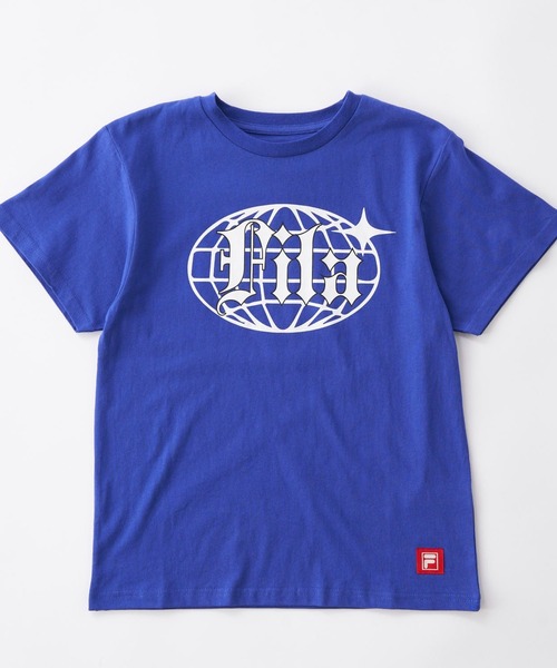 FILA（フィラ）の「ロゴプリント半袖Tシャツ（Tシャツ/カットソー・キッズ・ホワイト/ブラック/パープル・140/150/160/170/130）」の9枚目の写真