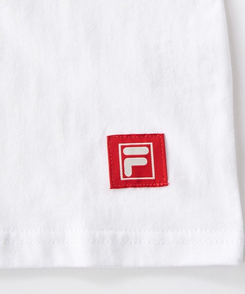 FILA（フィラ）の「ロゴプリント半袖Tシャツ（Tシャツ/カットソー・キッズ・ホワイト/ブラック/パープル・140/150/160/170/130）」の16枚目の写真
