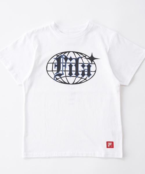 FILA（フィラ）の「ロゴプリント半袖Tシャツ（Tシャツ/カットソー・キッズ・ホワイト/ブラック/パープル・140/150/160/170/130）」の13枚目の写真