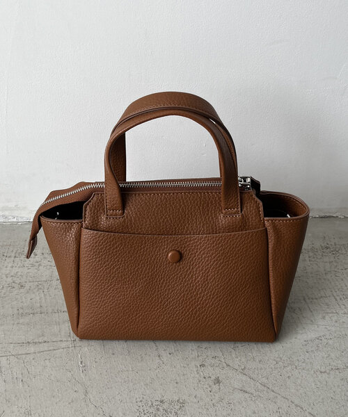 CAPRICIEUX LE'MAGE（カプリシューレマージュ）の「ポーチSETミニボストンバッグ（ショルダーバッグ・レディース・ブラック/ライトベージュ/キャメル・FREE）」の19枚目の写真