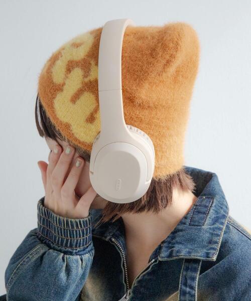 WEGO（ウィゴー）の「WEGO/シャギーキラキラロゴニットキャップ（ニットキャップ/ビーニー・レディース・オレンジ/ブラック/ブルー/グレー・FREE）」の10枚目の写真