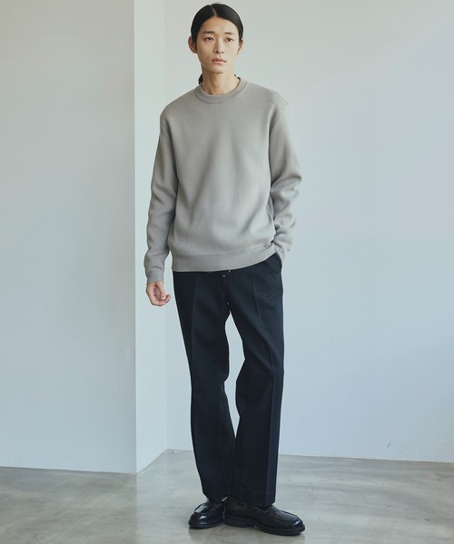 バウンドウールミラノリブクルーニット（ニット/セーター）｜PUBLIC