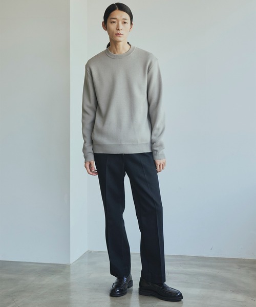 バウンドウールミラノリブクルーニット（ニット/セーター）｜PUBLIC
