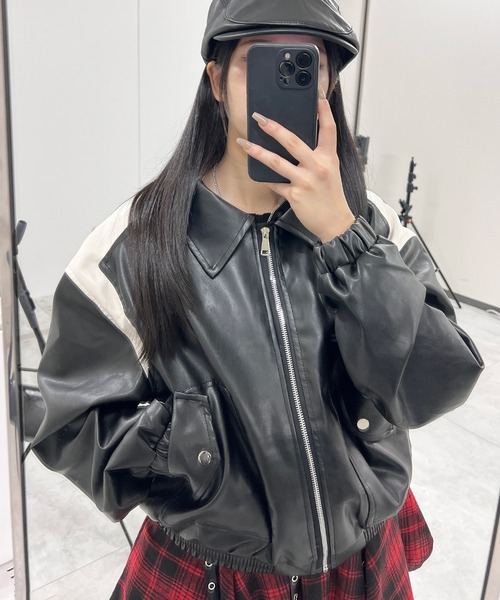 バイカーオーバージャケット（ブルゾン）｜Figments（フィグメンツ）