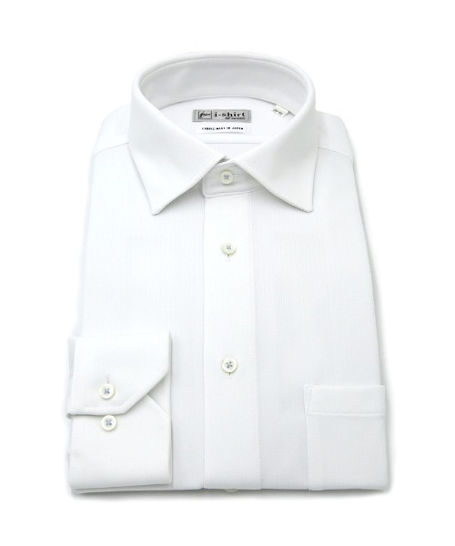 HARUYAMA(ハルヤマ)の「【完全ノーアイロン】長袖 アイシャツ セミワイド ストレッチ ミニチェック柄 i-shirt 通年 WEB限定(ビジネスシャツ・メンズ・ホワイト/ライトグレー/ライトピンク/サックスブルー・首回り37cm-裄丈78cm/S80/首回り39cm-裄丈78cm/M82/首回り41cm-裄丈80cm/L84/首回り43cm-裄丈82cm/LL86/首回り45cm-裄丈86cm)」の2枚目の写真