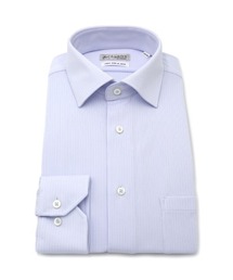 【完全ノーアイロン】長袖 アイシャツ セミワイド ストレッチ ミニチェック柄 i-shirt 通年 WEB限定