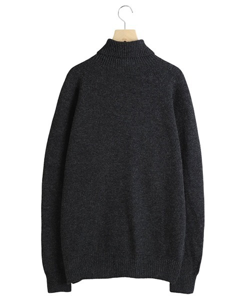 crepuscule（クレプスキュール）の「crepuscule / クレプスキュール : WG Turtle Neck : 2403-017[COR]（Tシャツ/カットソー・メンズ・グレー系その他・1/2）」の2枚目の写真