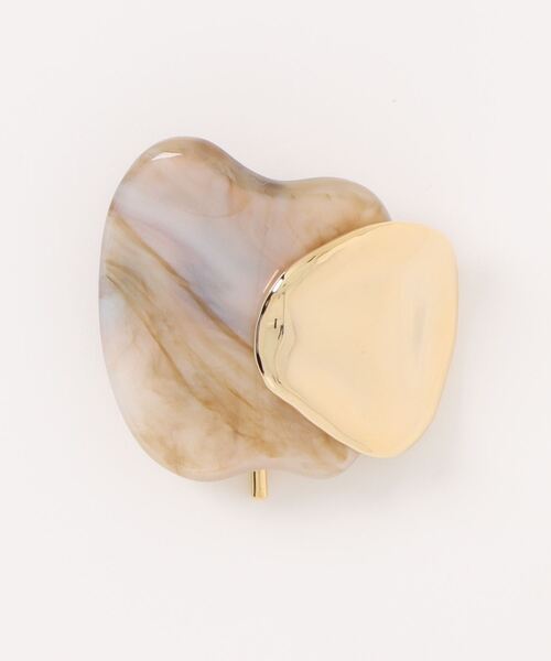 KuKuLu TOKYO/ニュアンス メタル×アクリル ポニーフック/ヘアカフ