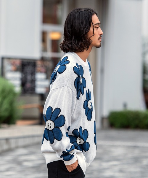【Nicolas&Mark】ロングTシャツ archive セール】 イラストプリントロングスリーブTシャツ （Tシャツ