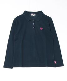 K-SWISS（ケースイス）の「【K-SWISS/ケースイス】鹿の子ワンポイント長袖ポロシャツ（ポロシャツ）」