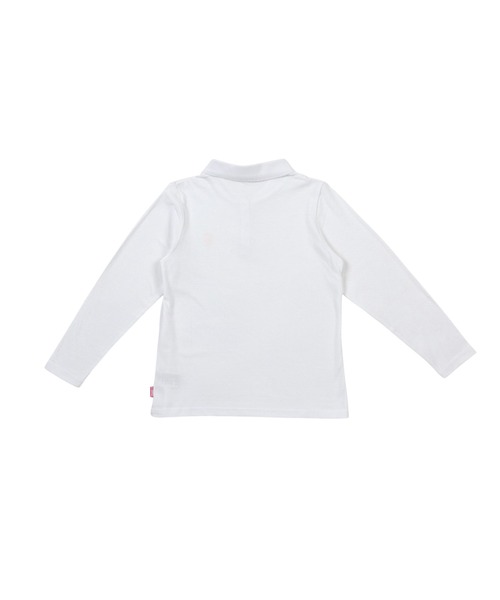 K-SWISS（ケースイス）の「【K-SWISS/ケースイス】鹿の子ワンポイント長袖ポロシャツ（ポロシャツ・レディース・グレー/ブラック/ネイビー/ホワイト・MEDIUM/LARGE/X-LARGE）」の13枚目の写真