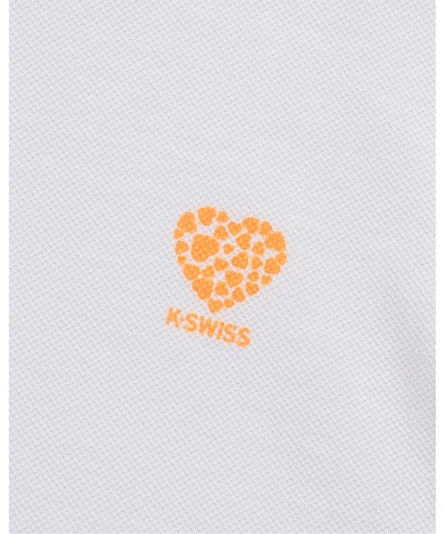 K-SWISS（ケースイス）の「【K-SWISS/ケースイス】鹿の子ワンポイント長袖ポロシャツ（ポロシャツ・レディース・グレー/ブラック/ネイビー/ホワイト・MEDIUM/LARGE/X-LARGE）」の18枚目の写真