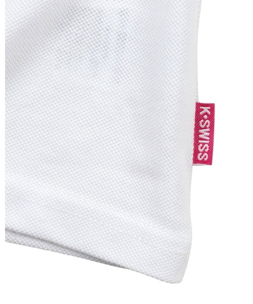 K-SWISS（ケースイス）の「【K-SWISS/ケースイス】鹿の子ワンポイント長袖ポロシャツ（ポロシャツ・レディース・グレー/ブラック/ネイビー/ホワイト・MEDIUM/LARGE/X-LARGE）」の20枚目の写真