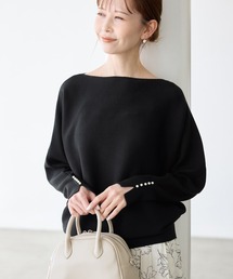 ROPE' PICNIC | マシュマロ袖パールドルマンニット(ニット/セーター)