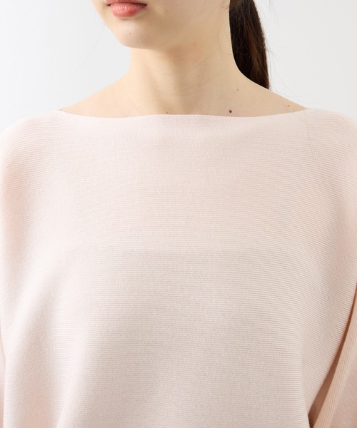 ROPE' PICNIC(ロペピクニック)の「【洗濯機OK・アンチピリング】マシュマロ袖パールドルマンニット(ニット/セーター・レディース・ブラック/ライトグレー/ベージュ系その他4/ブルー系その他6/ピンク系その他2・40/38)」の17枚目の写真