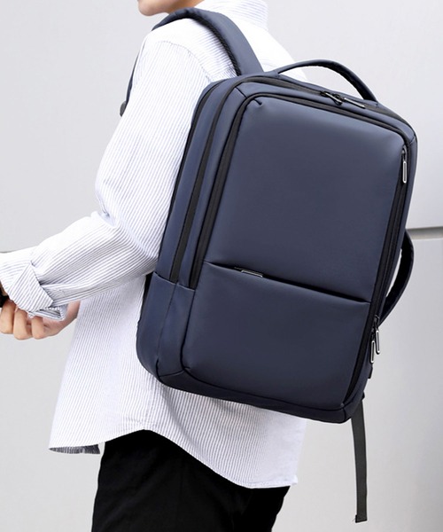 【多機能・防水】大容量アーバンテックスクエアリュック/ビジネスバッグ（バックパック/リュック）｜florist（フローリスト）