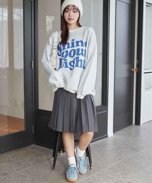 WEGO（ウィゴー）の「WEGO/グラフィックBIGニットプルオーバー（ニット/セーター・レディース・オフホワイト/ホワイト/ホワイト系その他/レッド/ネイビー/ブラック/その他1/その他2/その他3/その他4/その他6/その他10/その他8/その他5/スミクロ/その他9/その他7・FREE）」の20枚目の写真