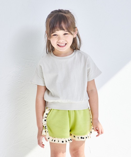 pairmanon(ペアマノン)の「【軽やかスウェット】選べる6カラー フリルショートパンツ(スウェットパンツ・キッズ・ブラック系その他/ピンク/ブラック/ベージュ/パープル/グリーン系その他・120/130/150/140/90/110/100)」の17枚目の写真