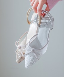 EVOL | 【軽量・柔らかい】2wayチュールバレエミュール IY5616(バレエシューズ)