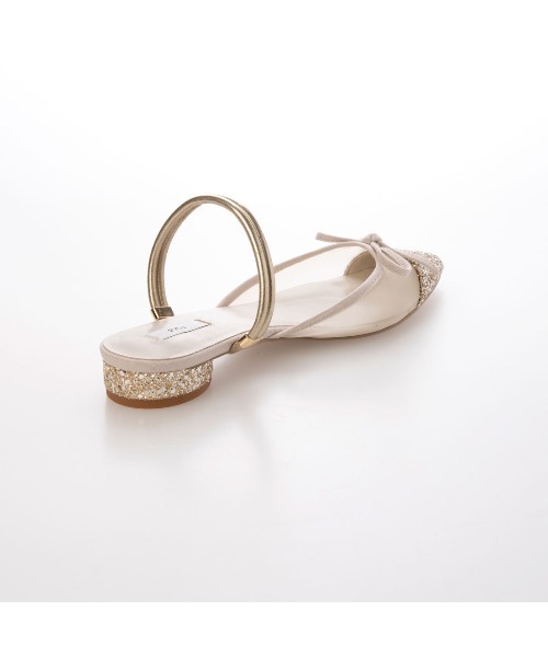 EVOL（イーボル）の「【軽量・柔らかい】2wayチュールバレエミュール IY5616（バレエシューズ・レディース・ブラック/ゴールド/シルバー/ドット/ブラック系その他・S/M/L/LL）」の14枚目の写真