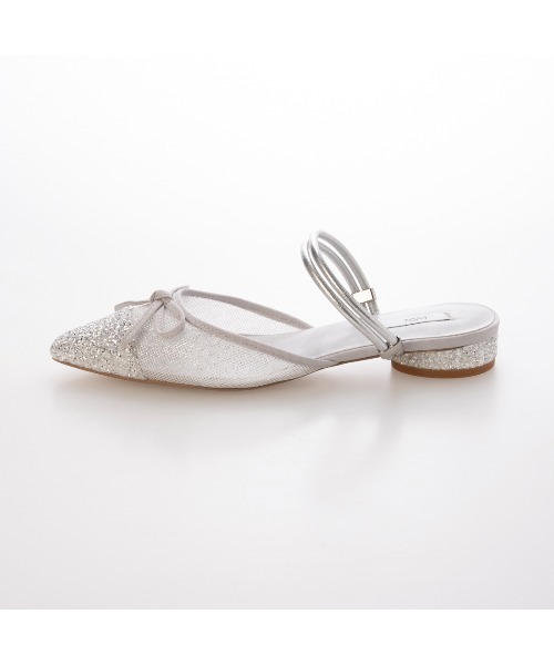 EVOL（イーボル）の「【軽量・柔らかい】2wayチュールバレエミュール IY5616（バレエシューズ・レディース・ブラック/ゴールド/シルバー/ドット/ブラック系その他・S/M/L/LL）」の19枚目の写真